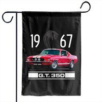 1967 Shelby Gt350 Mustang Fastback Collector Car Garden Flags