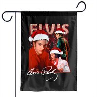 Elvis Presley Christmas Garden Flags, Vintage Elvis Presley Garden Flags