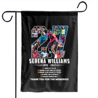 Serena Williams 27 Years Garden Flags, Serena Williams Retirement 2022 Garden Flags