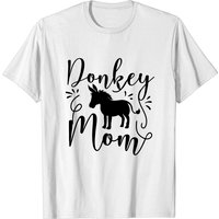 Donkey Mom Mule Farm Animal Cute Donkey T-shirt