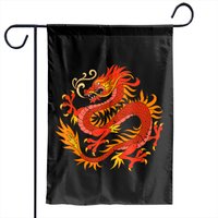 Scary Dragon Garden Flags Dragon Chinese Fantasy Animal Gift