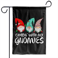 Chilling With My Gnomies Garden Gnome Funny Christmas Gifts Garden Flags