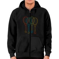 Tennis Rackets & Balls Cool Tennis Zip Hoodies