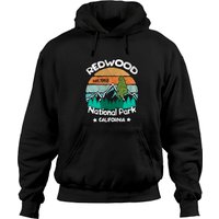 Redwood California Us National Park Camping Hiking Gift Tee Pullover Hoodie