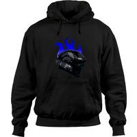 Halo Odst Helmet Blue Flame - Halo - Hoodies