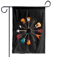 Circle Of Guitars - Guitar - Garden Flags