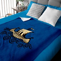 Viking Ship - Nordic - Baby Blankets