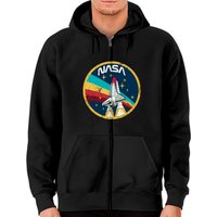 Nasa Vintage Logo Zip Hoodies For Space Fans