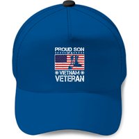 Proud Son Of Vietnam Veteran Us Flag Boots Baseball Cap