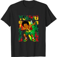 Black History Month Decorations Top Young Gifted Black Boys T-shirt