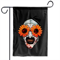 Art The Clown Terrifier 2 Sunflower Sunglasses Garden Flags