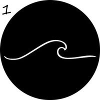Single Wave Spare Tire Cover
