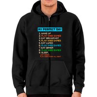 Perfect Day Gamer Gifts For Teen, Boys, Girls - Video Games Zip Hoodie