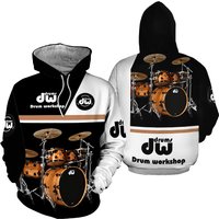 Drums 3d All Over Printed Clothes, Drum Dw Hoodie Shirt