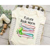 Future Book Worm Baby Onesie