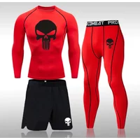 Skull Sportswear Set Workout Gym Wear Fitness