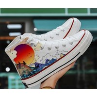 Sunset Men's High Top Sneakers