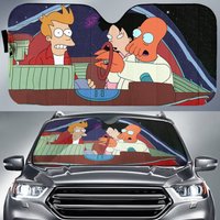 Futurama Car Sunshade Futurama Cartoon Car Sun Shade