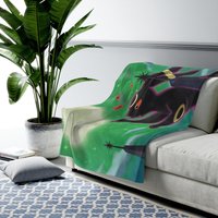 Umbreon Blanket! Perfect For A Gift, Present, Holiday, Birthday! Japanese Anime
