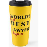 World's 2nd Best Lawyer Again Travel Coffee Mug