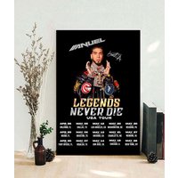 Anuel Aa Poster Legends Never Die Usa Tour Posters Anuel Aa Tour 2023