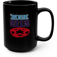 Rush Rock Ceramic Coffee Mug - Black Mug