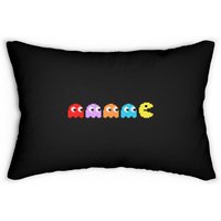 Pac Man Lumbar Pillows, Pacman And Ghosts Lumbar Pillows