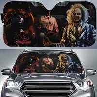 Beetlejuice Movies Car Sun Shade Beetlejuice Car Sun Shade