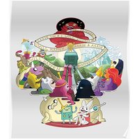 Come Along With Me - Adventure Time Premium Matte Vertical Poster