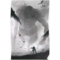 Levi Vs Beast Titan Premium Matte Vertical Poster