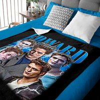 Edward Cullen Vintage Baby Blankets, Gift For Women And Man Unisex Baby Blankets