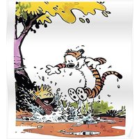 The Calvin And Hobbes Bill Watterson Classic Premium Matte Vertical Poster