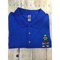 Marvin Martian Embroidered Polo