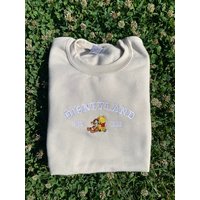 Vintage 1955 P00h Bear & Tiger Embroidered Crewneck