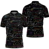 Math Calculation Polo Shirt Gift For Teachers Father's Day Polo Shirt