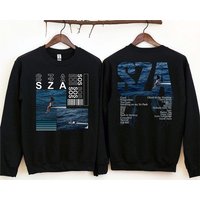 Sza Sos Full Tracklist Sweatshirt, S.z.a Hoodie, Sza Merch Shirt