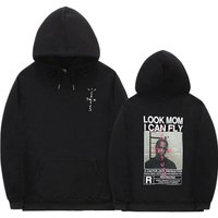 Cactus Jack "look Mom I Can Fly" Double-sided Graphic Street Wear Pullover Hoodies