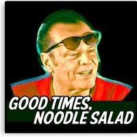 Good Times, Noodle Salad - Jack Nicholson Canvas