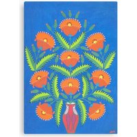Maria Prymachenko Flowers Canvas
