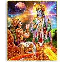 Krishna And Arjuna Canvas