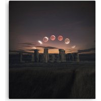 Blood Moon Eclipse, Uk Canvas