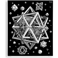 M.c. Escher - Stars Canvas