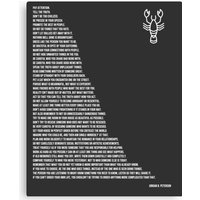 Jordan B Peterson's Rules Canvas