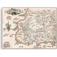 Wheel Of Time Map Canvas