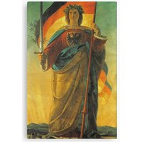 Germania ...from 1848 Wall Fresco In Frankfurt, St. Pauls Church Canvas
