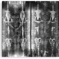 Easter: Full Length Negatives Of The Holy Shroud Of Turin Canvas