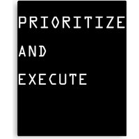 Prioritize And Execute Canvas