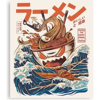 The Great Ramen Off Kanagawa Canvas