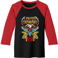 Lynyrd Skynyrd Unisex Baseball Tees: Southern Rock & Roll