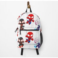 Cute Baby Spidey Ghost Cartoon Backpack